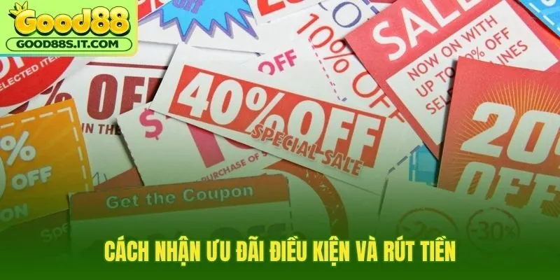 Khuyến mãi Good88 với thao tác nhận quà và vòng cược