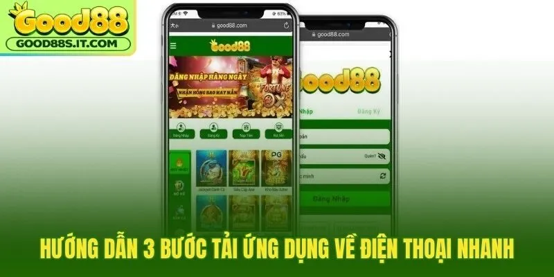 Hướng dẫn các bước tải app Good88 cho điện thoại